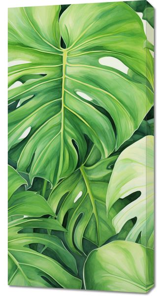 Obraz 50x100cm Tajemnice Liści zdjęcie 1