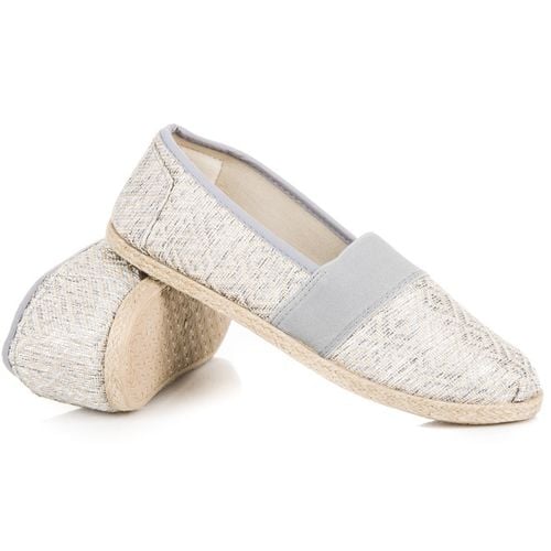 Szare espadryle ze wzorem r.36 na Arena.pl