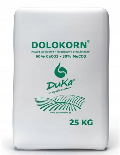 Wapno Granulowane z magnezowe DOLOKORN 25kg |Odkwasza glebę, poprawa na Arena.pl