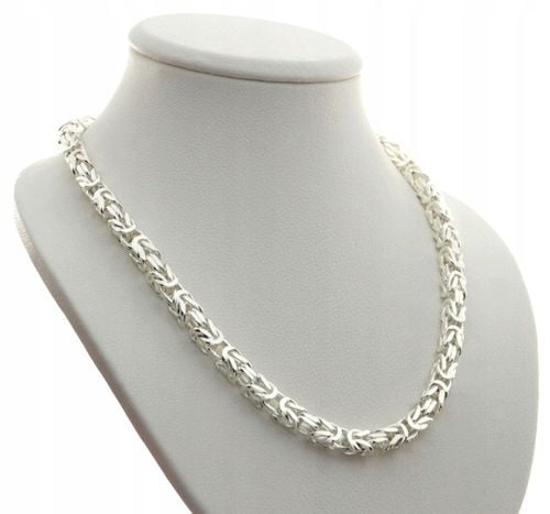 SREBRNY ŁAŃCUSZEK SPLOT KRÓLEWSKI-PRÓBA -925-50 CM na Arena.pl