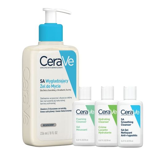 CeraVe SA Żel Wygładzający do Mycia Skóra Szorstka Sucha 236ml + GRATIS na Arena.pl