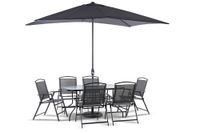 ZESTAW OGRODOWY RISARI MEBLE OGRODOWE 6os PARASOL