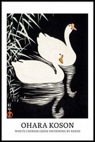 Plakat 61x91,5cm Design Geese, Koson Vintage do Salonu