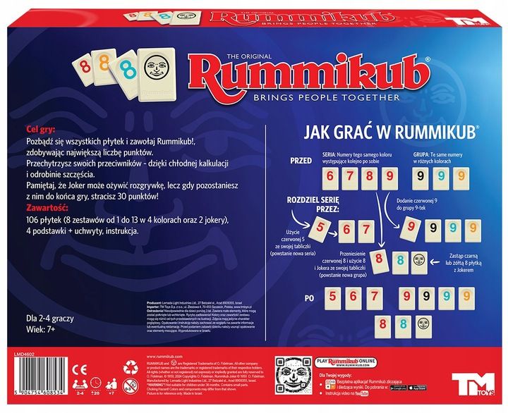 Gra planszowa TM Toys Rummikub zdjęcie 3