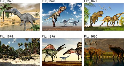 FOTOTAPETA LAS SKAŁY DINOZAURY DRZEWA 3D DINUSIE na Arena.pl