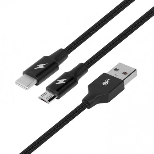 TB Kabel USB 2w1 czarny na Arena.pl