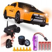 Samochód ZDALNIE STEROWANY RC 4x4 DRIFT Auto na Pilota do Driftu Pachołki