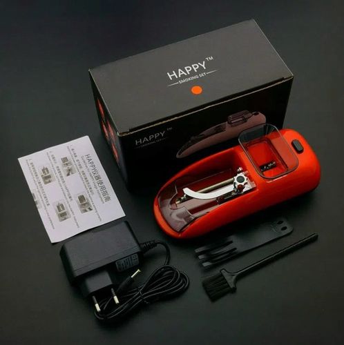 Maszynka automatyczna solidna nabijarka do papierosów tytoń gilz czerwona na Arena.pl