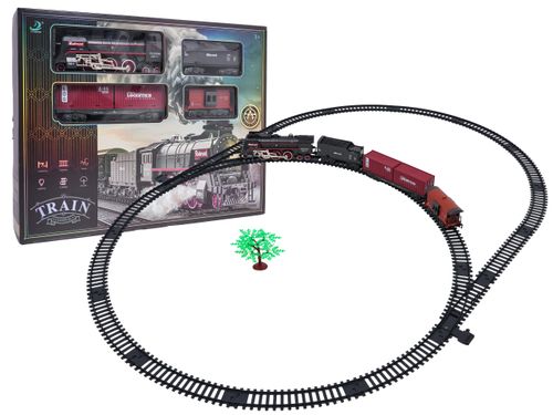 Kolejka Retro Z Funkcją Świateł, Dźwięku I Dymu 138Cm na Arena.pl