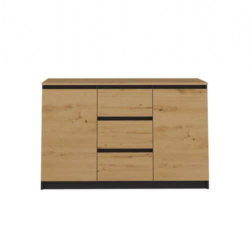 Komoda Malwa 2D3S/BA ANTRACYT DĄB ARTISAN na Arena.pl