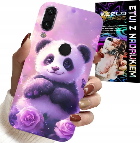 ETUI DO HUAWEI P SMART 2019 - SŁODKA PANDA WZORY DLA DZIECI + SZKŁO na Arena.pl