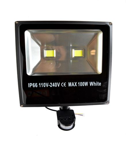 Halogen LED 100W czujnik ruchu na Arena.pl
