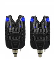 ZESTAW 2x SYGNALIZATOR WĘDKARSKI WODOODPORNY DIODY LED + CZUJNIK ZMIERZCHU