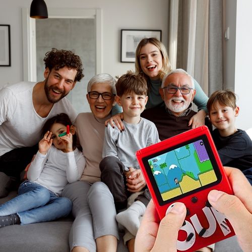 Mini konsola gameboy gra retro przenośna kieszonkowa mario czołgi 400w1 USB na Arena.pl