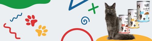 MOKRA KARMA DLA KOTA 24x415g 75% MIĘSA W SOSIE TUF TUF PUSZKI MIX na Arena.pl