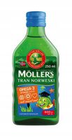 TRAN NORWESKI MOLLER'S O AROMACIE OWOCOWYM DLA DZIECI NA ODPORNOŚĆ 250 ML: