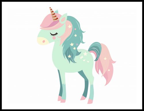 Plakat 80x60cm Jednorożec Marzeń na Arena.pl