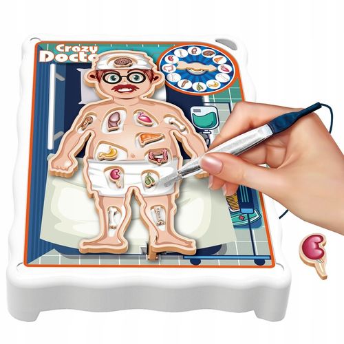 SZALONY LEKARZ GRA ZRĘCZNOŚCIOWA PLANSZOWA OPERACJA MAŁY DOKTOR WOOPIE na Arena.pl