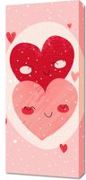 Obraz 40x90cm Ciepło Serca