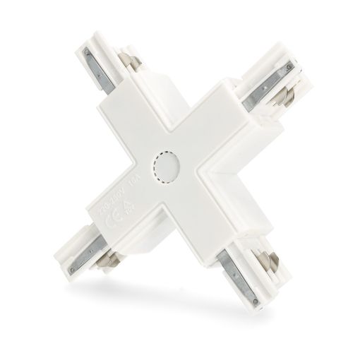 Łącznik 'X' do łączenia szyn ZEWNĘTRZNY BIAŁY do LED NEXTRACK na Arena.pl