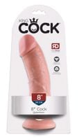 realistyczne dildo king cock cieliste 21,5 cm
