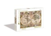Puzzle 3000 elementów. High Quality Collection. Stara mapa Clementoni