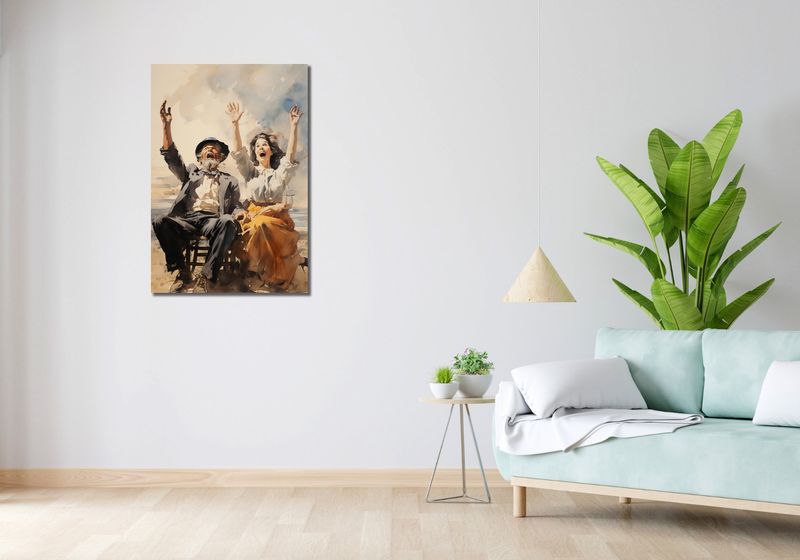 Obraz 60x90cm Chwile Radości zdjęcie 2