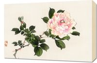 Obraz 60x40cm Pink Rose 2, Kōno Bairei Japoński Vintage do Salonu