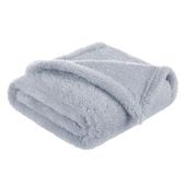 BOCIOLAND Kocyk polarowy 80x100cm SZARY