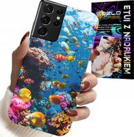 ETUI DO SAMSUNG GALAXY S21 Ultra - RAFA KOLOROWE RYBKI PODWODNY ŚWIAT RYBEK