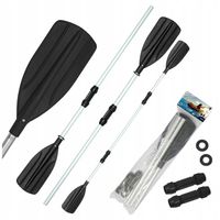 PODWÓJNE WIOSŁA do kajaka pontonu ALUMINIOWE 145/218CM BESTWAY 62064