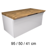 Szafka łazienkowa pod umywalkę 95/50/41 cm podwieszana