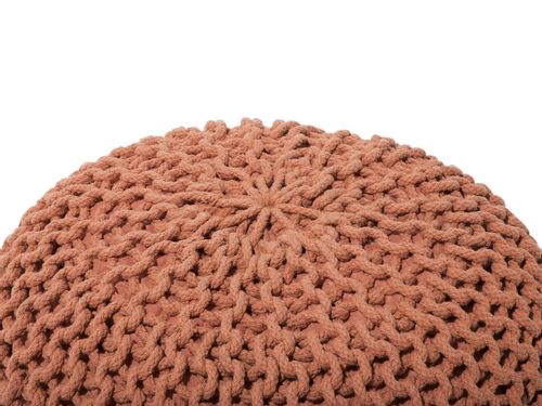 Puf 50 x 35 cm brązowy CONRAD na Arena.pl