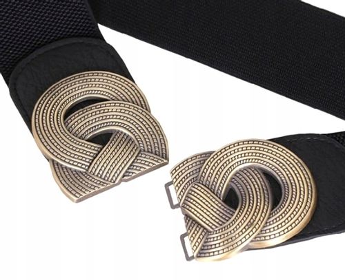 Pasek Retro Szeroki Damski Do Sukienki Elastyczny na Arena.pl