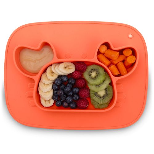 Talerzyk dla dzieci silikonowy do karmienia krab Ricokids na Arena.pl