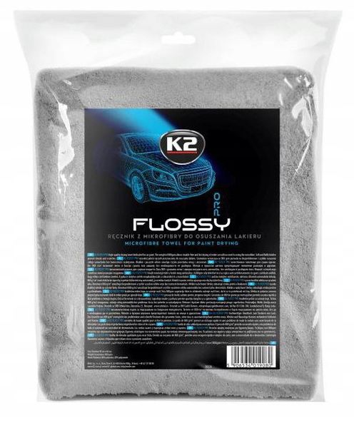 K2 PRO FLOSSY - RĘCZNIK Z MIKROFIBRY DO OSUSZANIA zdjęcie 3