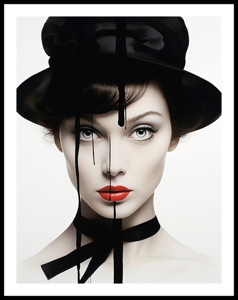 Plakat 50x65cm Atramentowa Aura zdjęcie 3