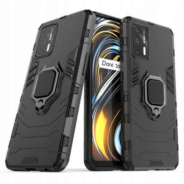 Spacecase X-Ring Realme Gt 5G Czarny zdjęcie 4