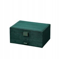 Szkatułka na biżuterię organizer pudełko etui z przegródkami na biżuterię