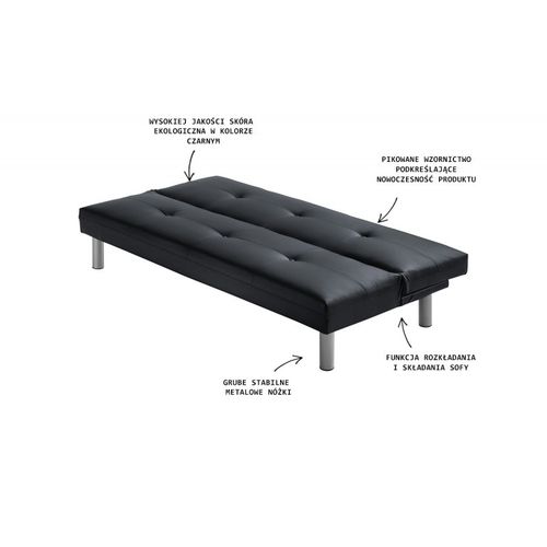 Sofa nutricia czarny na Arena.pl
