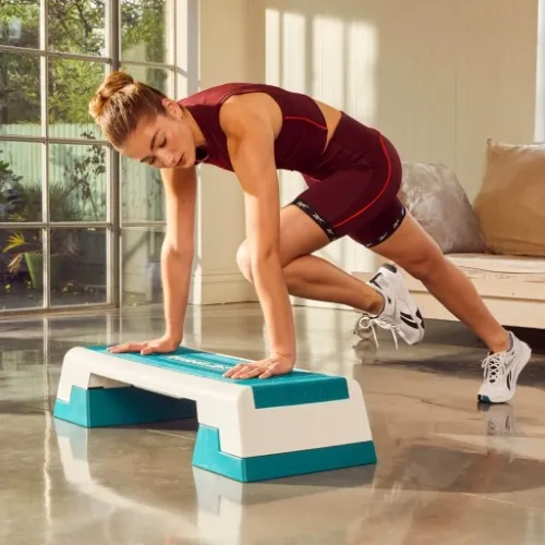 REEBOK STEP TURKUSOWO-BIAŁY RAP-11150TL na Arena.pl