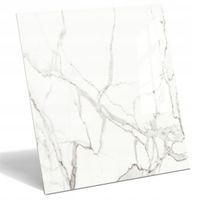 PŁYTKI BIAŁY MARMUR ONTARIO PODŁOGOWE GRES DO ŁAZIENKI KUCHNI 60X60 POŁYSK