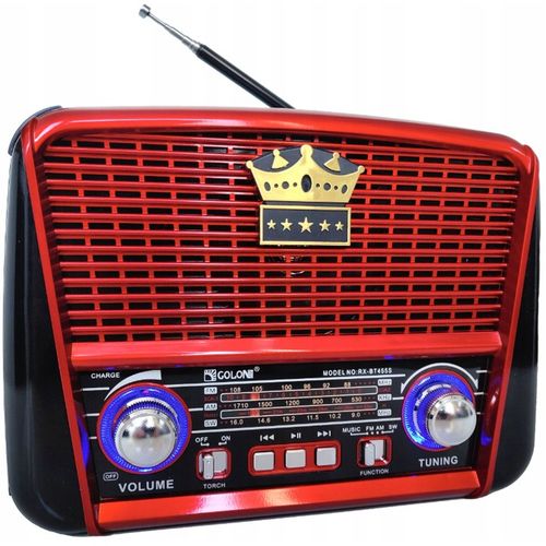 RADIO RETRO PRZAENOŚNE KUCHENNE SOLAR BLUETOOTH AKUMULATOR USB na Arena.pl
