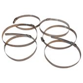 Regulowane zaciski ze stali nierdzewnej 6szt