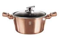 BH-1515N - Garnek granitowy 24 cm Berlinger Haus Rose Gold Collection