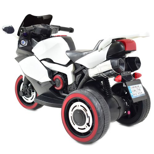 DUŻY MOTOR ŚCIGACZ NA AKUMULATOR EXCLUSIVE, ŚWIECĄCE KOŁA DLX518 na Arena.pl