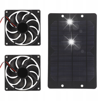 10W WENTYLATOR + MATA SOLARNA SŁONECZNY