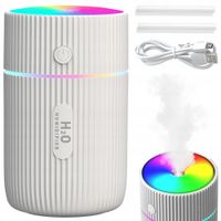 NAWILŻACZ POWIETRZA SAMOCHODOWY MINI DYFUZOR ZAPACHOWY USB LAMPKA NOCNA RGB