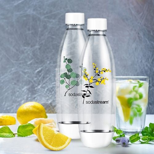 Butelki Soda Stream FUSE 2x1L białe - do zmywarki na Arena.pl