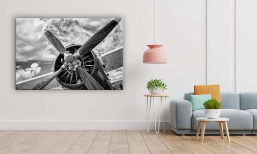 OBRAZ NA PŁÓTNIE 101 Śmigło 100x70cm na Arena.pl